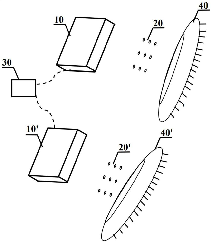 Light beam divergence angle deflection aperture secondary constraint display module