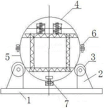 Turning-over device for cylinder head of internal combustion engine and use method of turning-over device