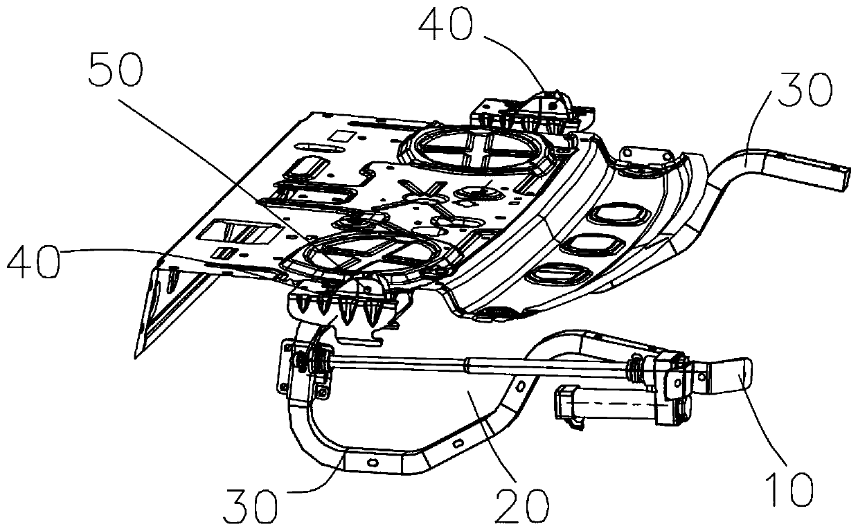 Intelligent opening and closing mechanism for trunk cover