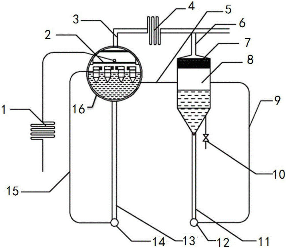 Method and device for generating superheated steam from high-salt boiler feed water by stage evaporation