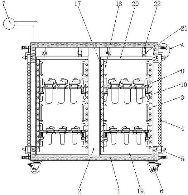 Sample storage device for food detection