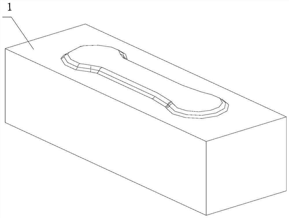 Welding forming method of wrench mold