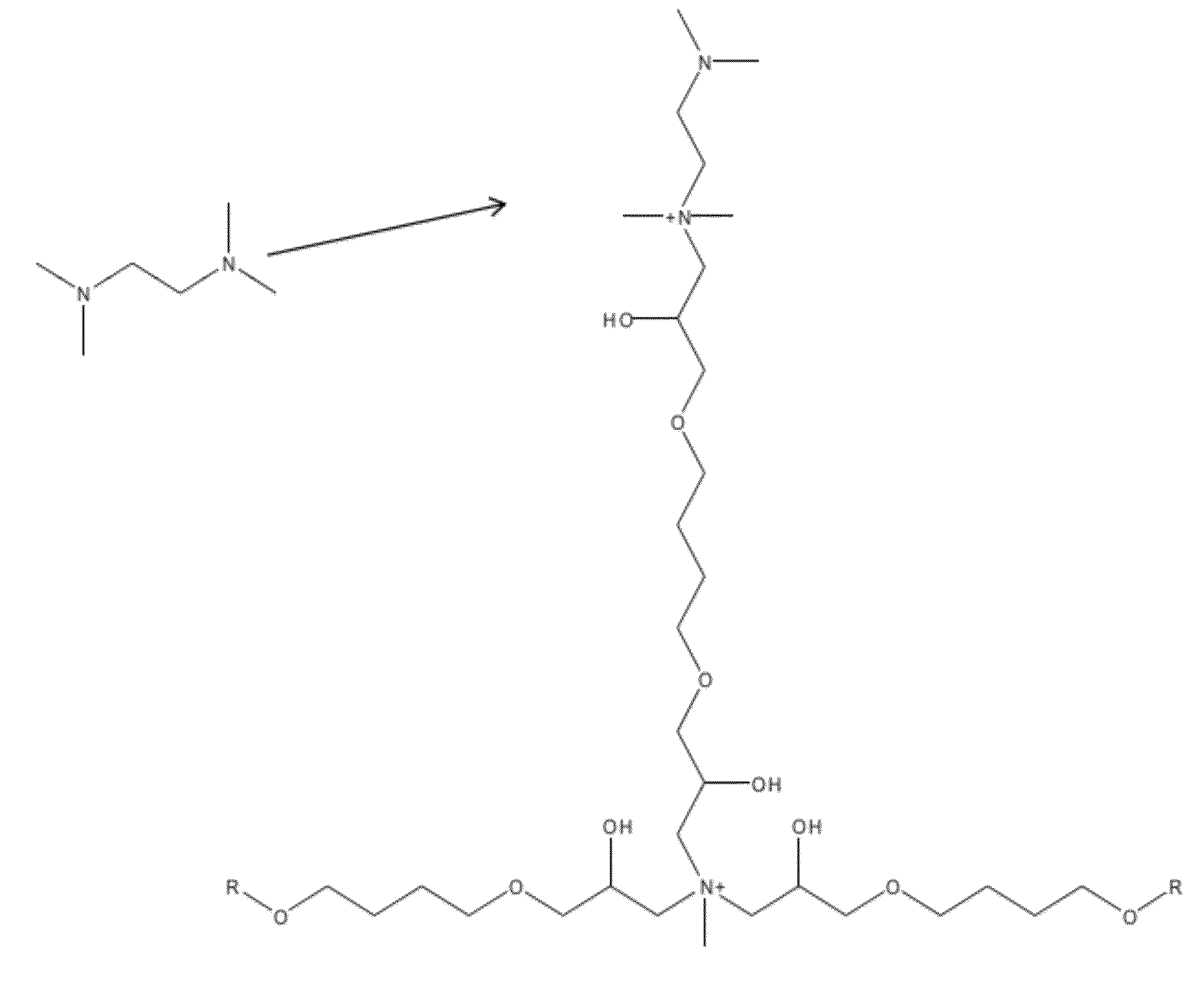 Electrostatically bound hyperbranched anion exchange surface coating prepared via condensation polymerization using ditertiary amine linkers for improved divalent anion selectivity