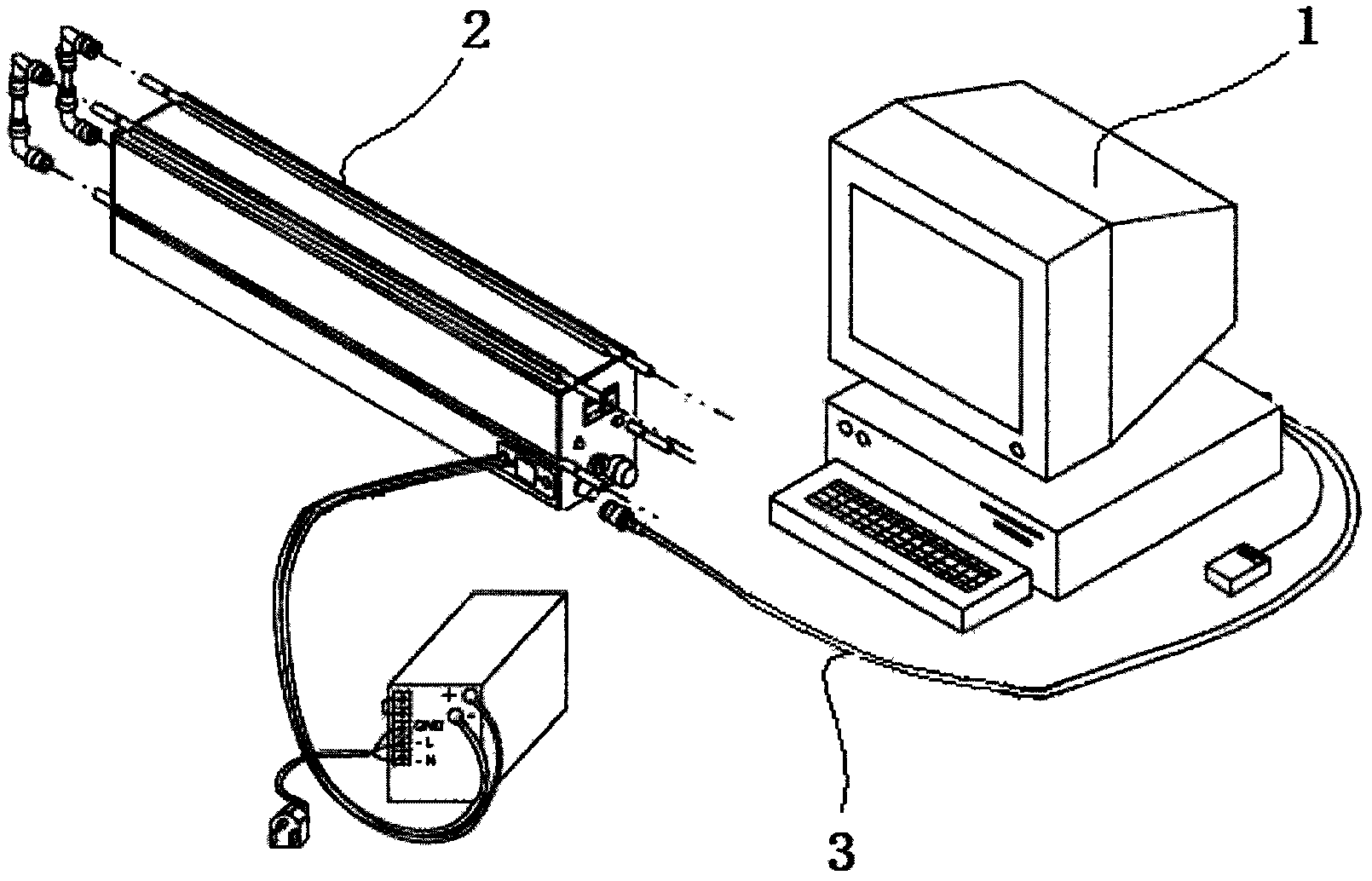 Light power optimization control system for metallic-seal radio-frequency carbon dioxide laser