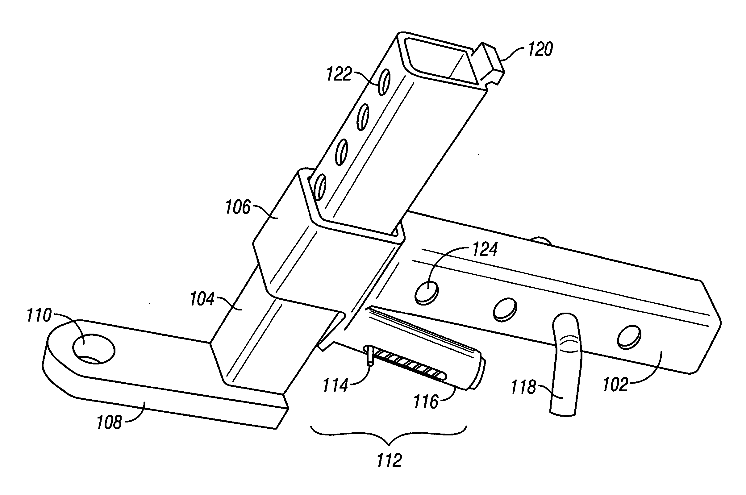 Universal adjustable lift/drop hitch