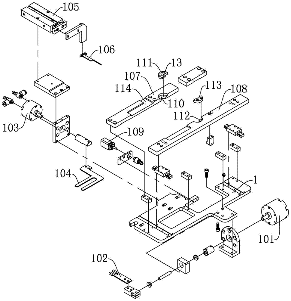 Hang tag automatic stringing machine