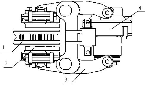 Motor train unit foundation brake device suitable for high and cold environment