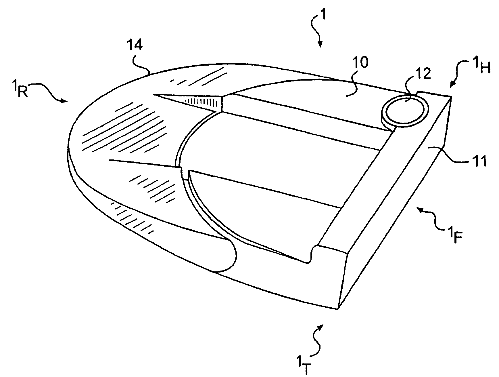 Golf club head with alignment system