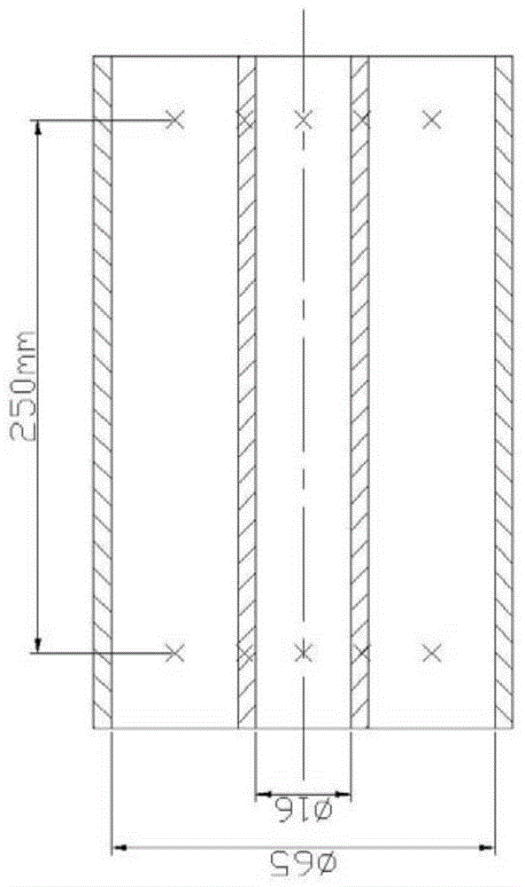 Test system for evaluating local condensing heat transfer performance of mixed steam