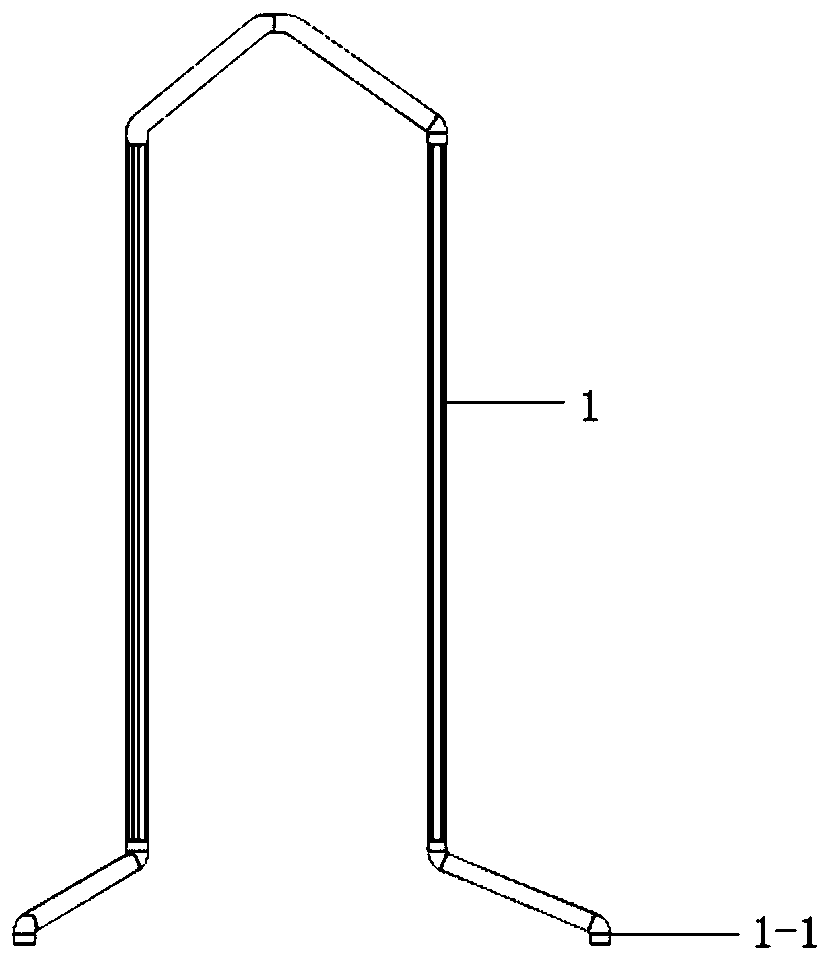 Method for embedding flat copper wire by using split stator core