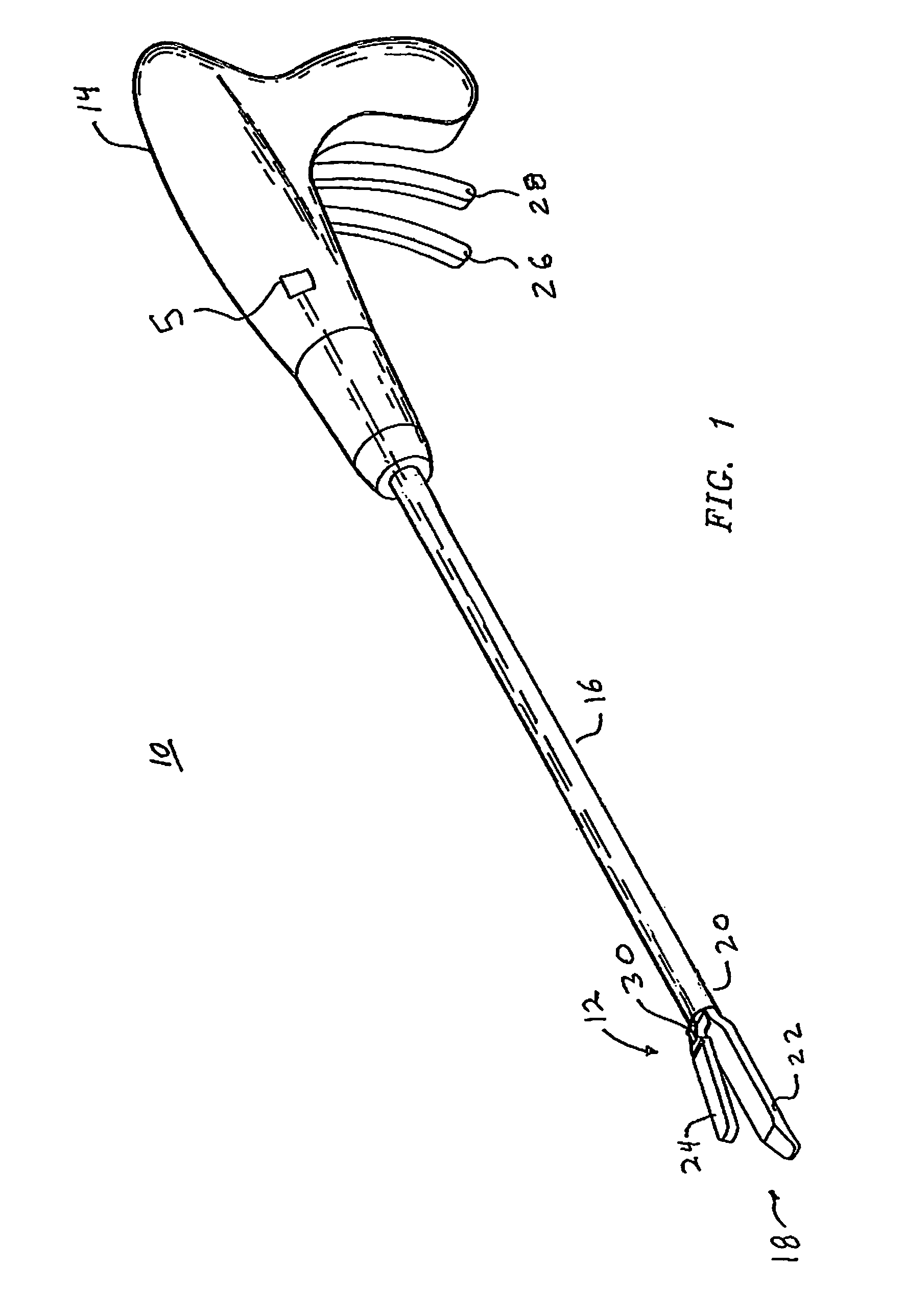 Anvil position detector for a surgical stapler