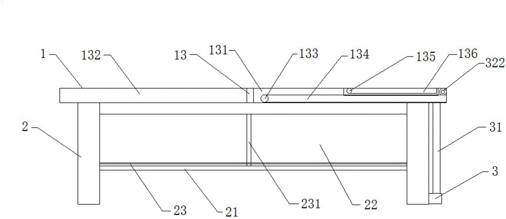 Medical nursing bed for operation