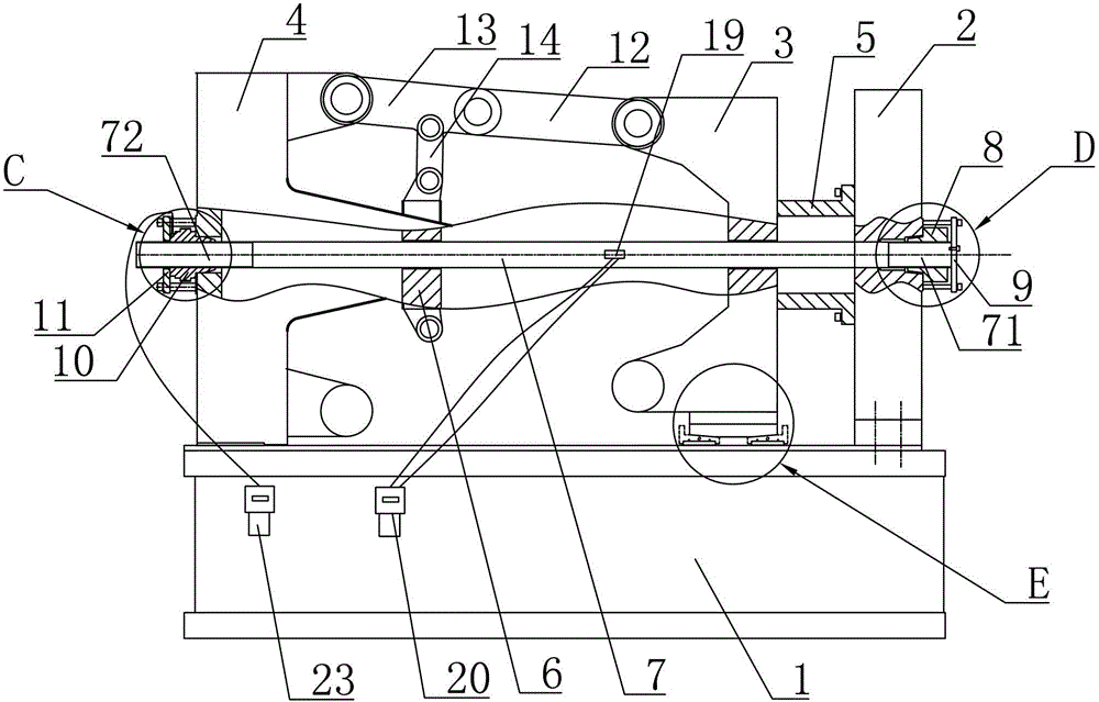 Force-increasing test apparatus for tensile strength of pull rod