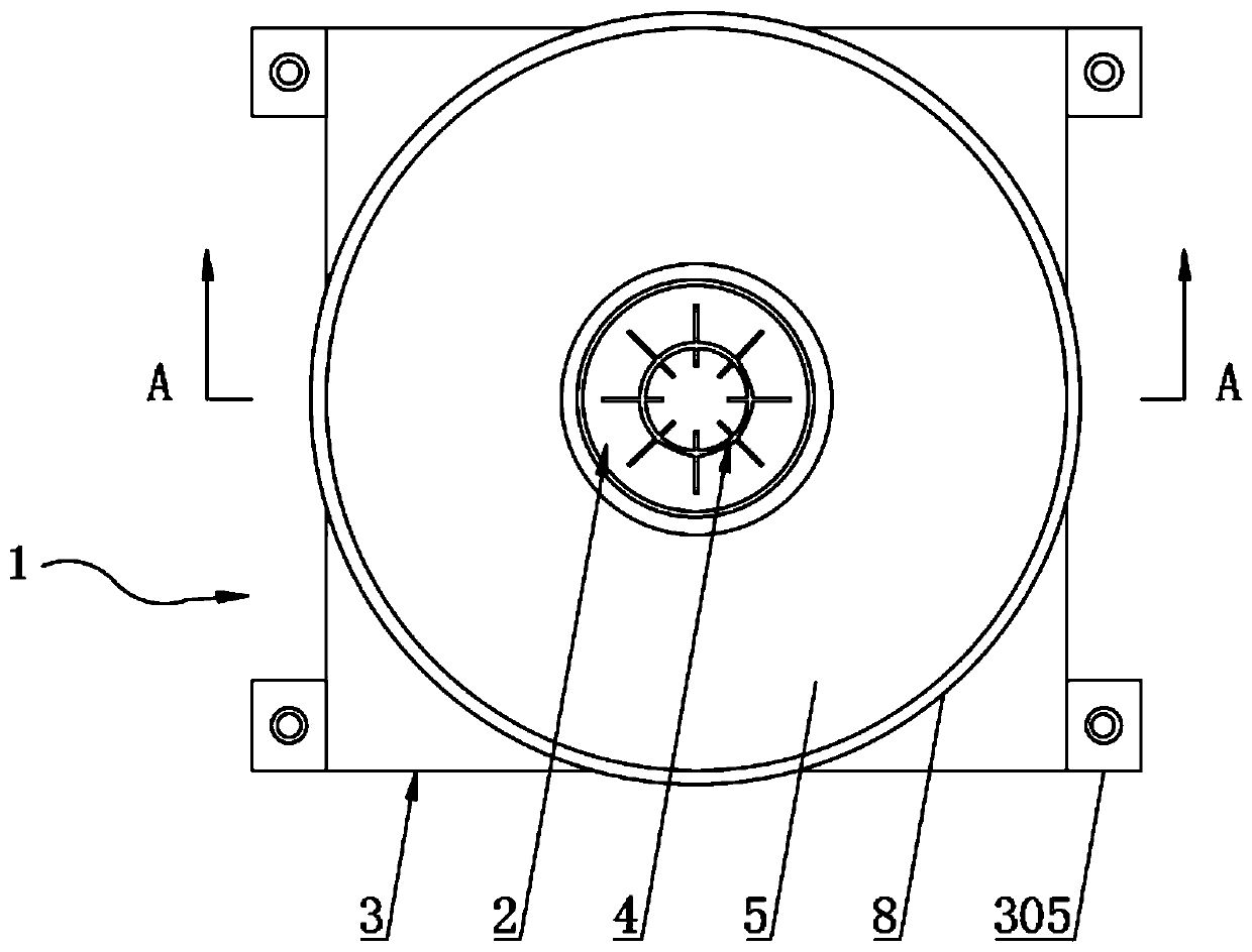 Double-station-diameter square loudspeaker T-yoke