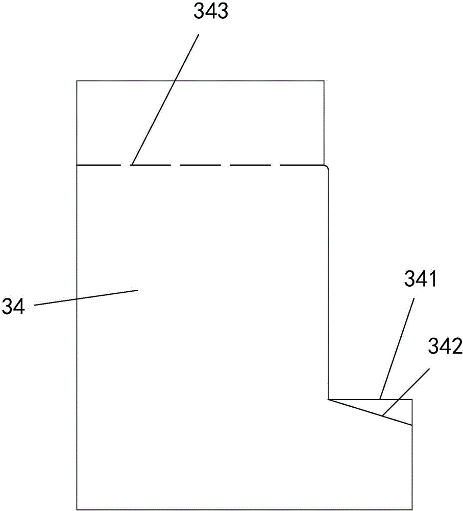 Material pulling structure of continuous progressive die