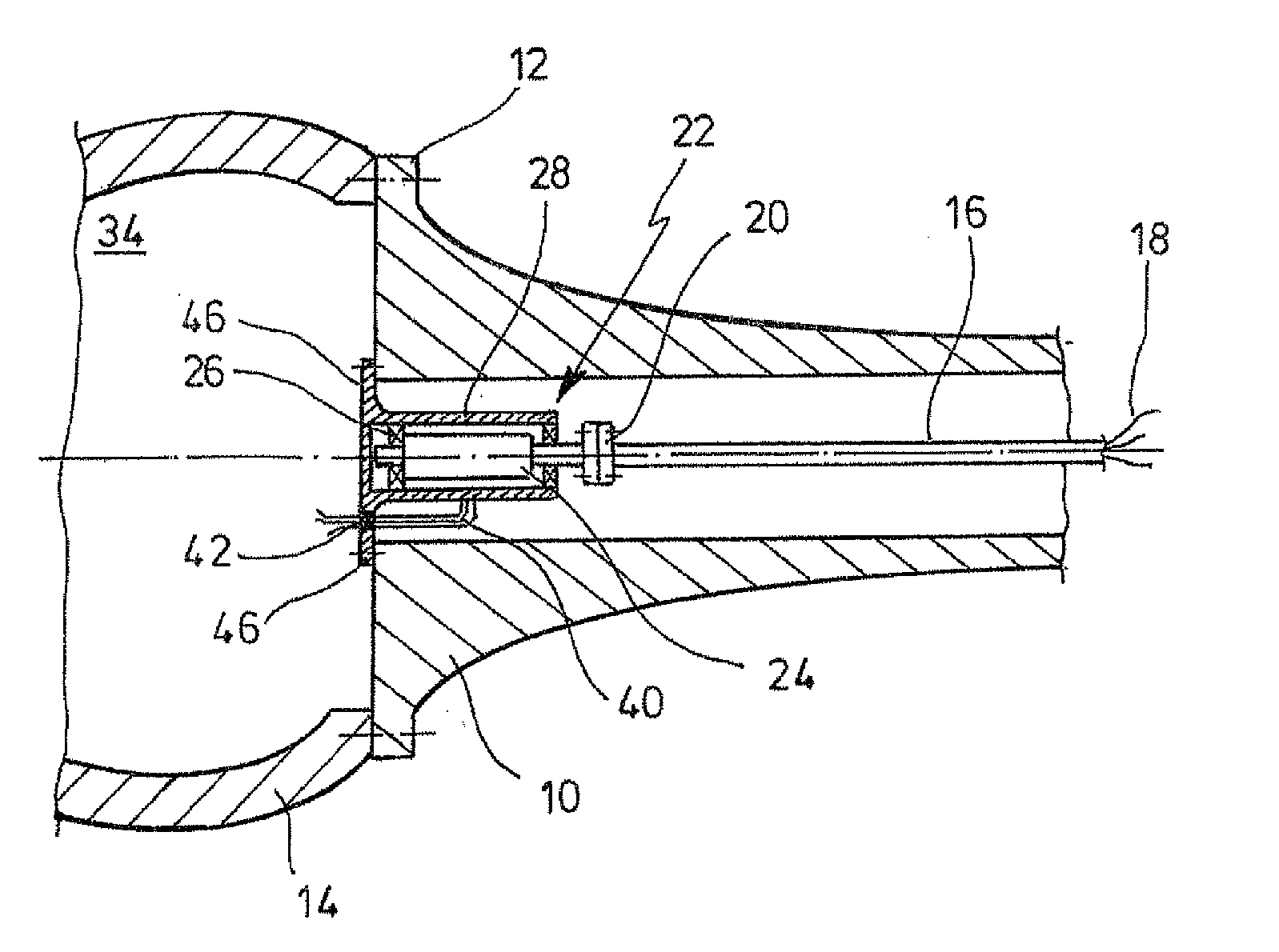 Rotor shaft for a wind energy plant and wind energy plant