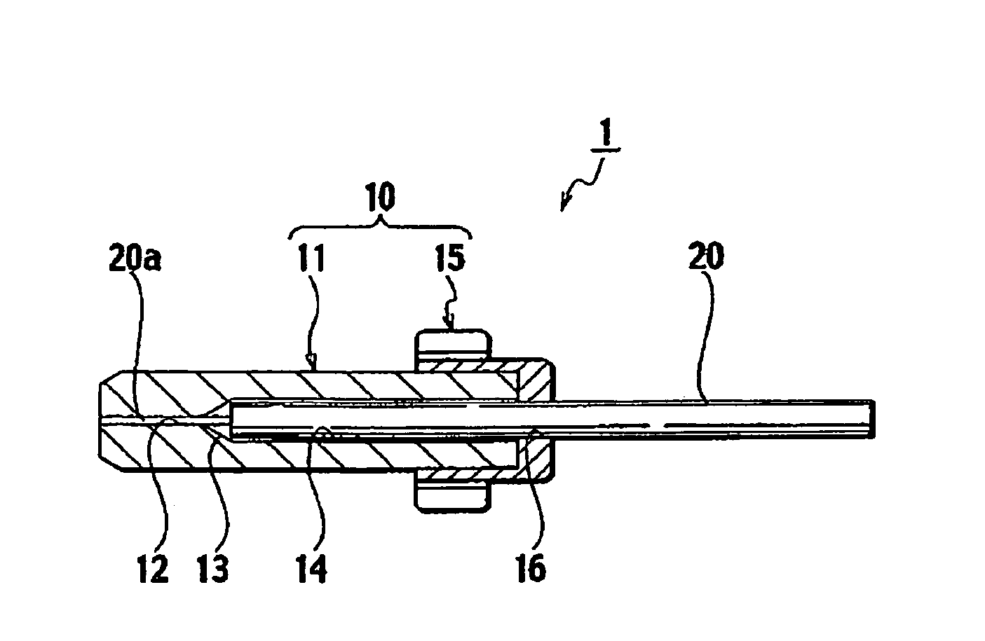 Optical connector component and optical connector using the same