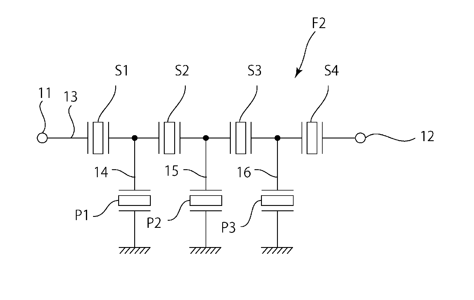 Elastic wave filter device and communication apparatus equipped with the same