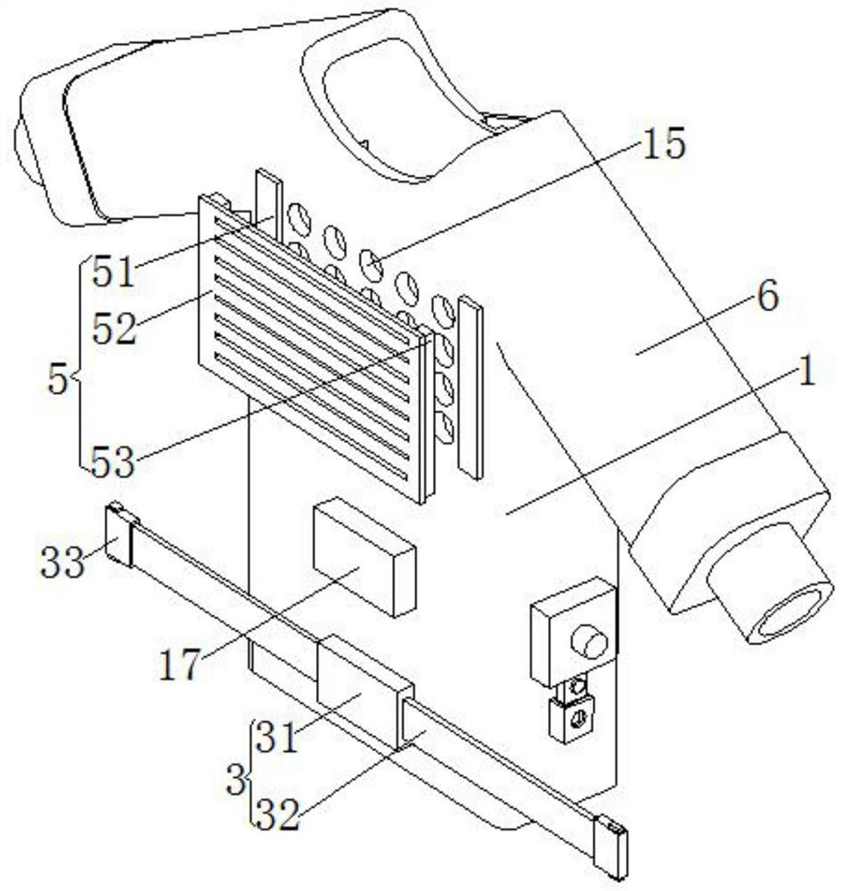 Labor protection garment with heat dissipation function for coal mining