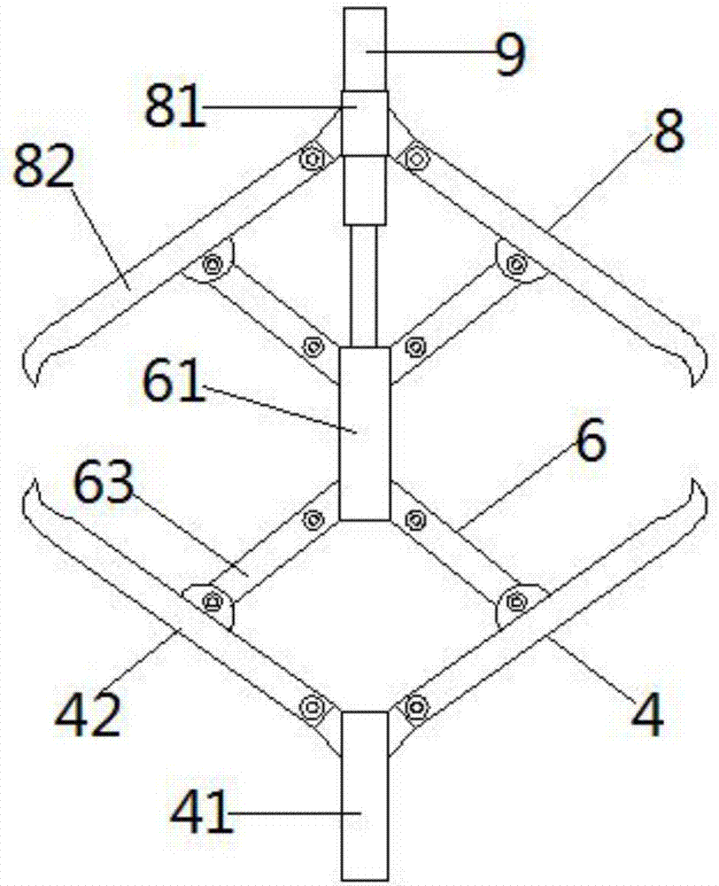 Liquid mixing device capable of rapidly mixing materials