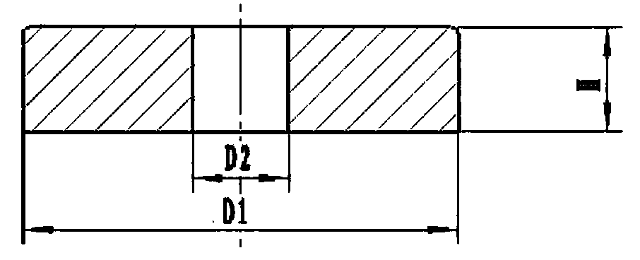 Extrusion moulding method for parts with inner flanges and outer flanges and extrusion mould