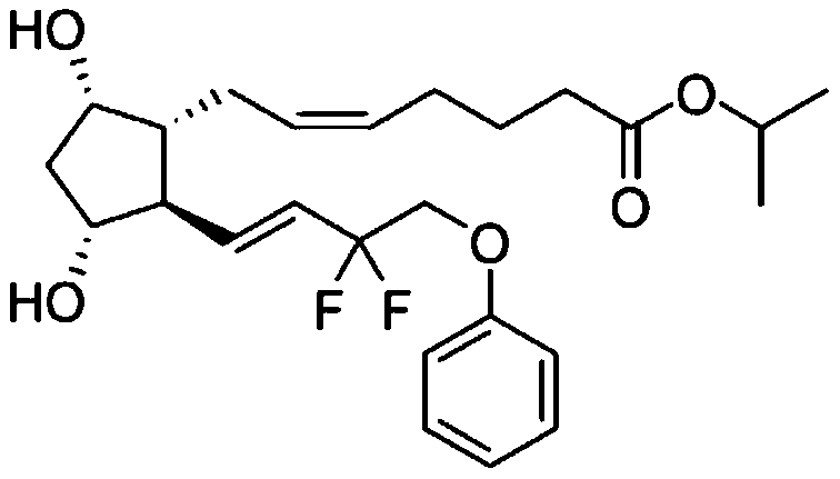 Tafluprost eye drop agent and preparation method thereof