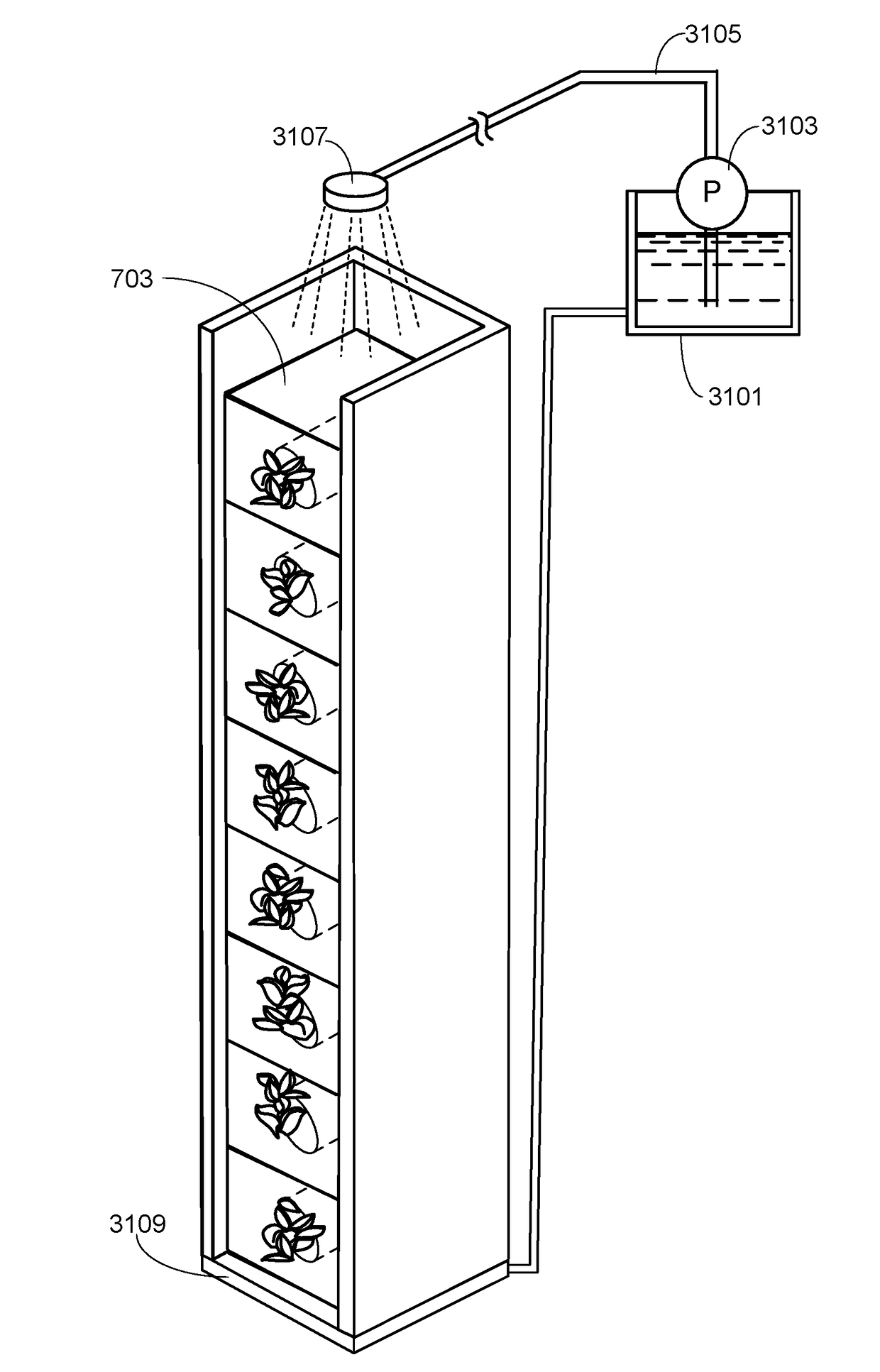 Hydroponic Plant Display System