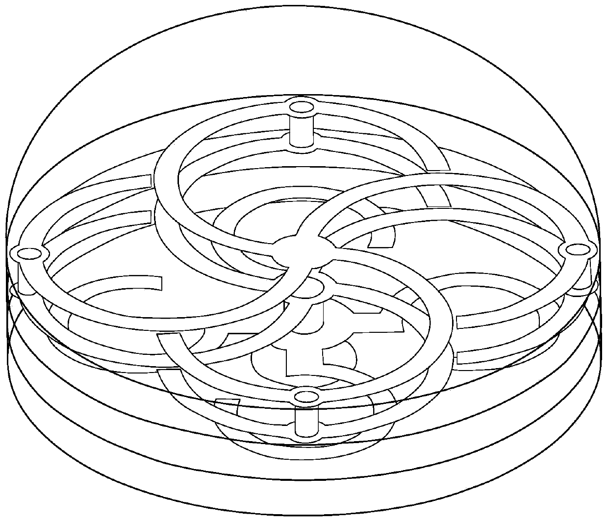 Graphene-based circularly-polarized intake antenna for capsule endoscopic device