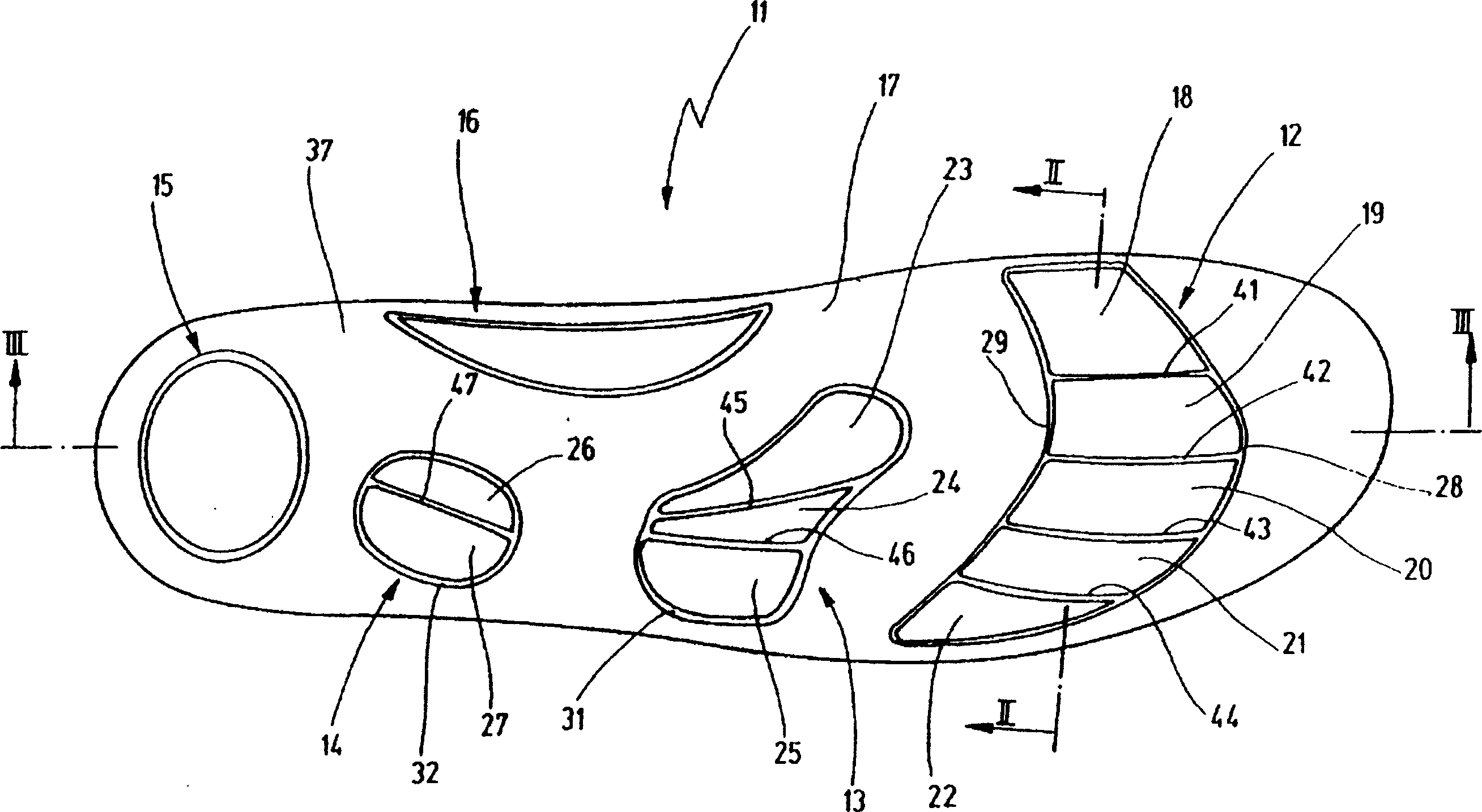 Inner sole for shoe