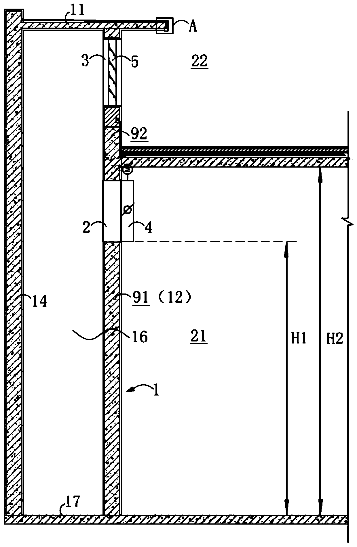 Pressure relief wells and buildings