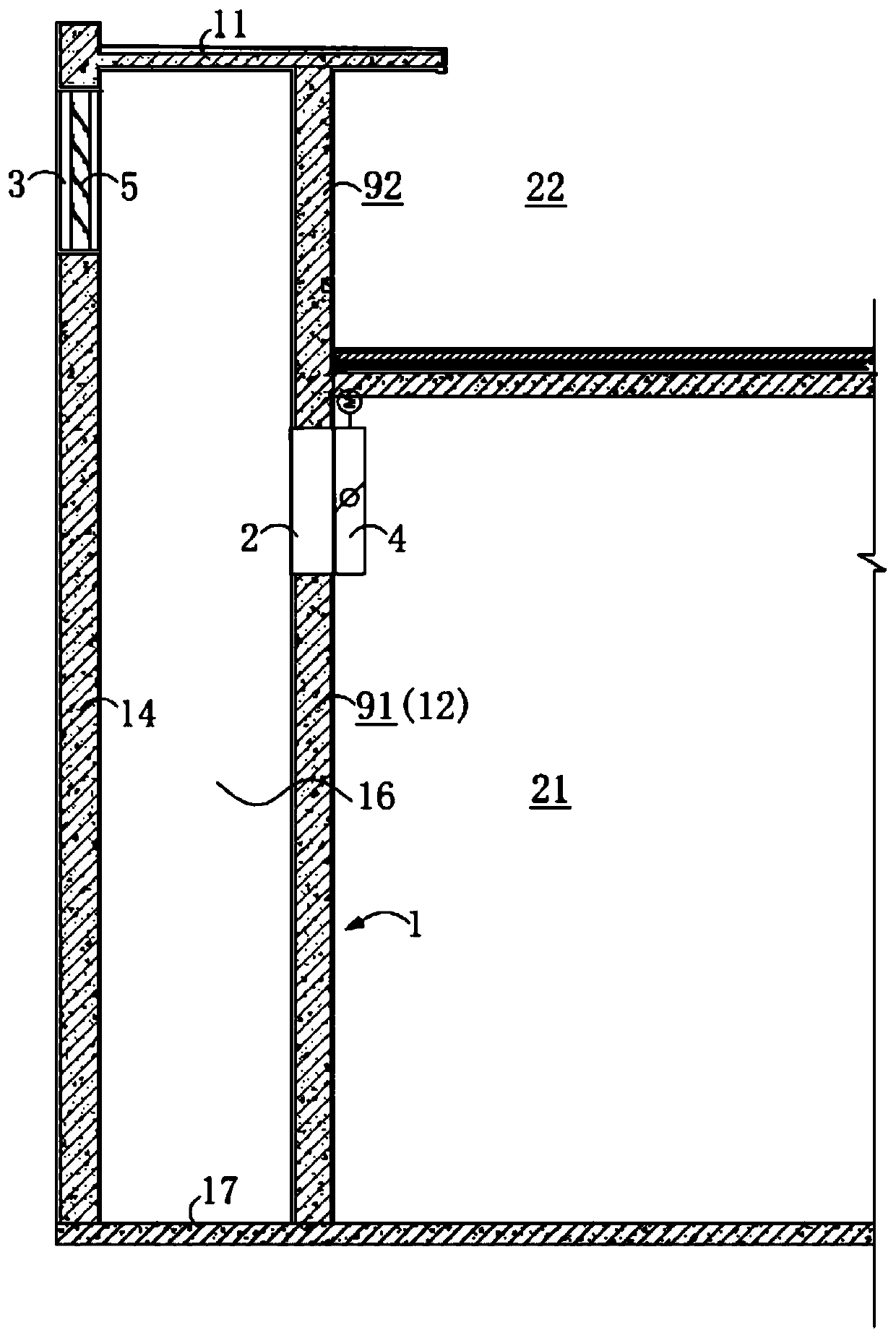 Pressure relief wells and buildings