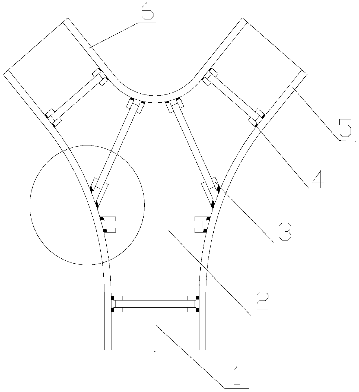 Electro-slag-welding welding construction method for partition plate of special-shaped box-type structure