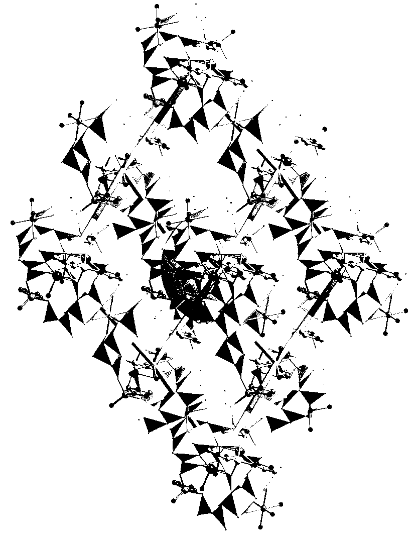 Preparation method of polyacid based tubular monocrystal microreactor