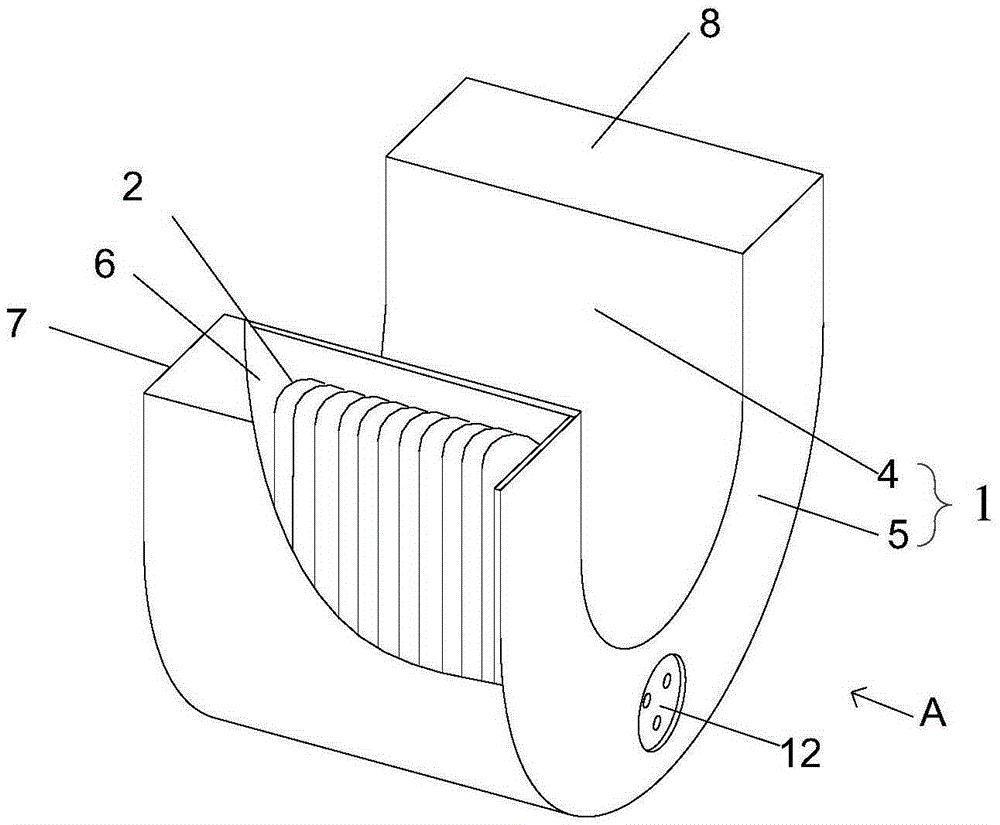 Wellhead electromagnetic heating device