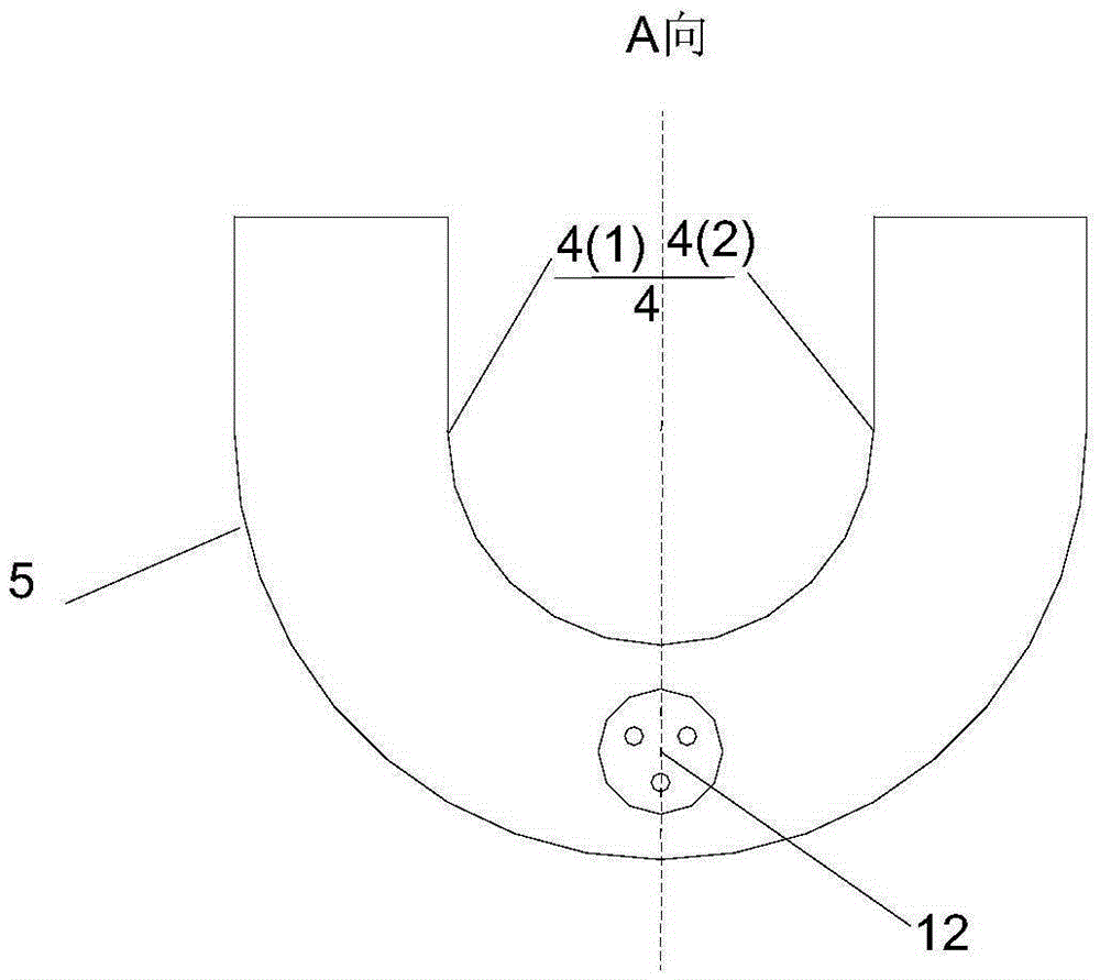 Wellhead electromagnetic heating device