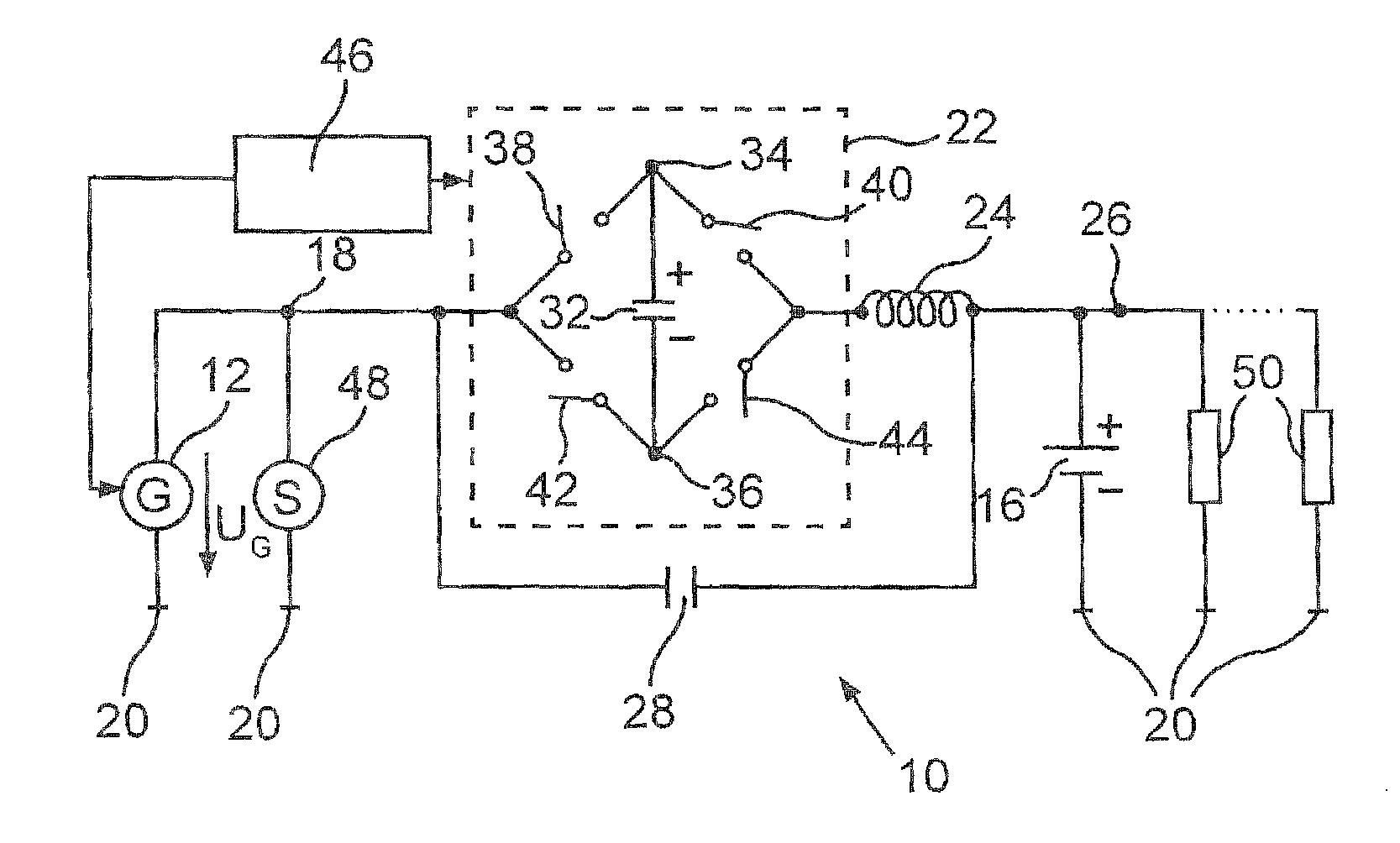 On-board electrical system for a motor vehicle and method for operating an electrical load