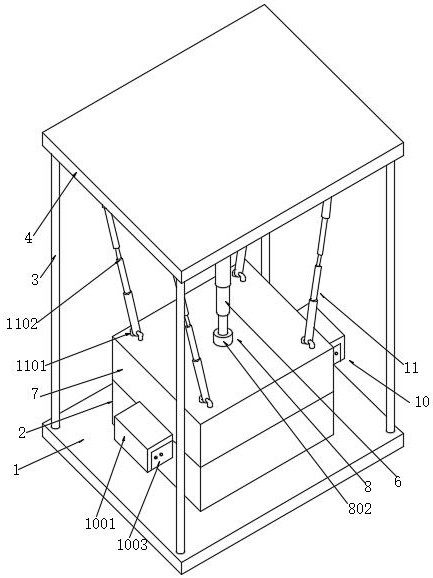 A mold for producing special-shaped injection parts with fast mold opening function