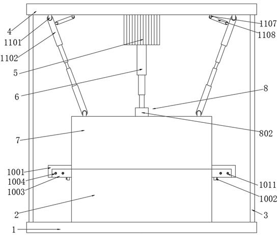 A mold for producing special-shaped injection parts with fast mold opening function