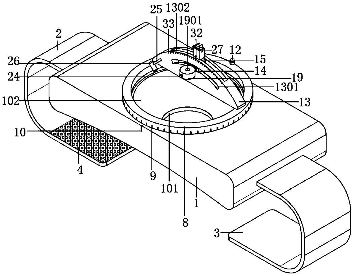 Auxiliary device in cerebrovascular interventional operation