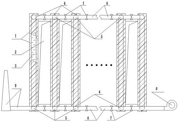 Energy-saving method and device of lengthwise graphitization furnace