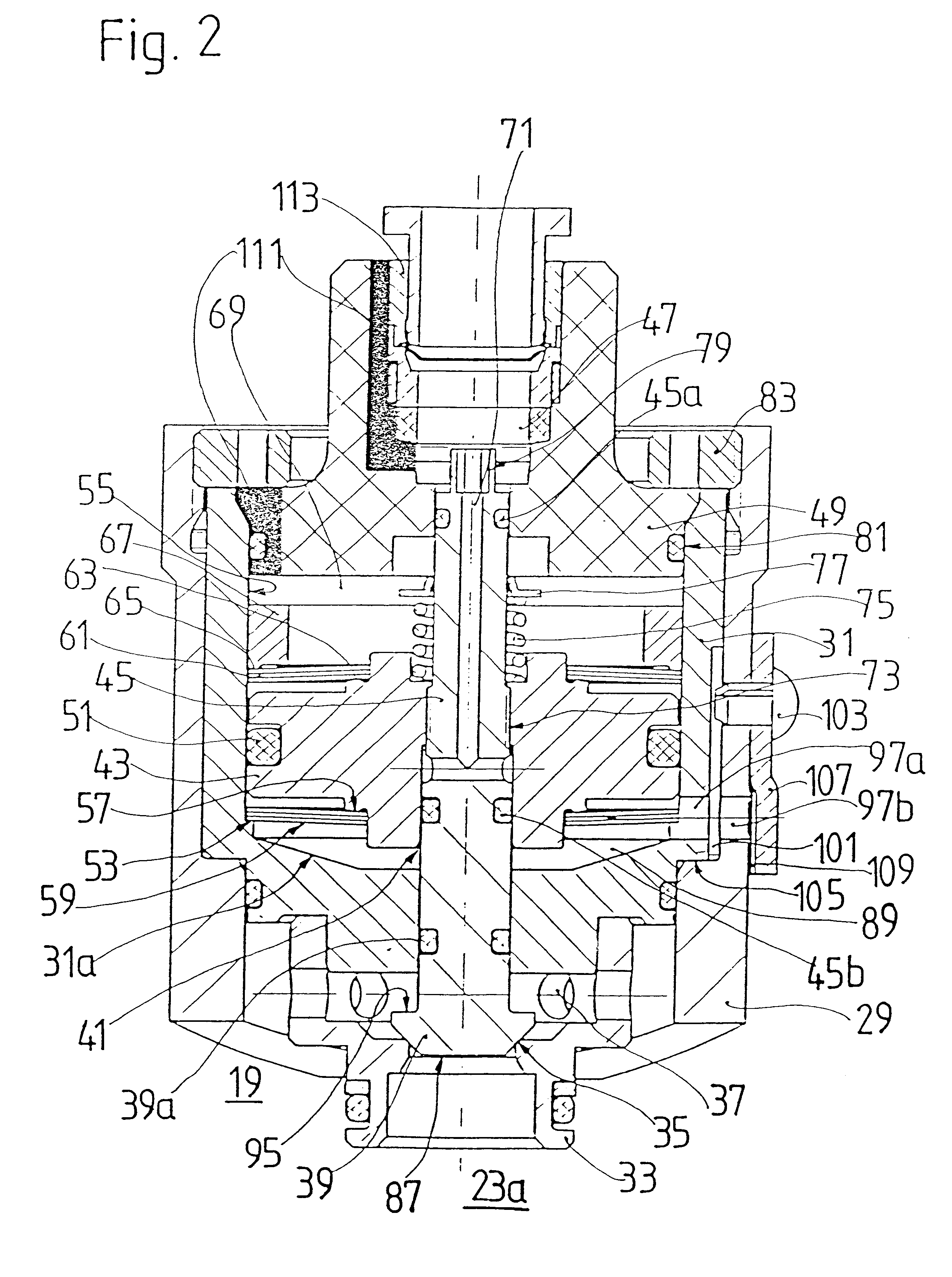 Valve which reacts as a function of pressure, especially for a vibration damper