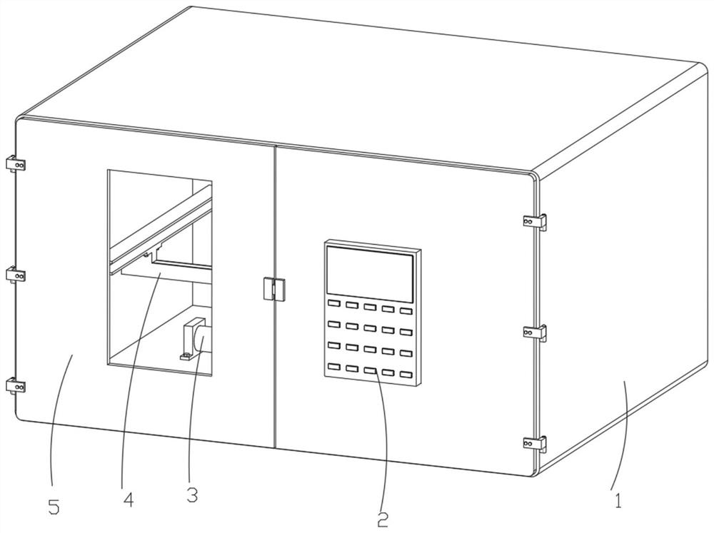 A high and low voltage engineering electrical component testing device and testing method thereof