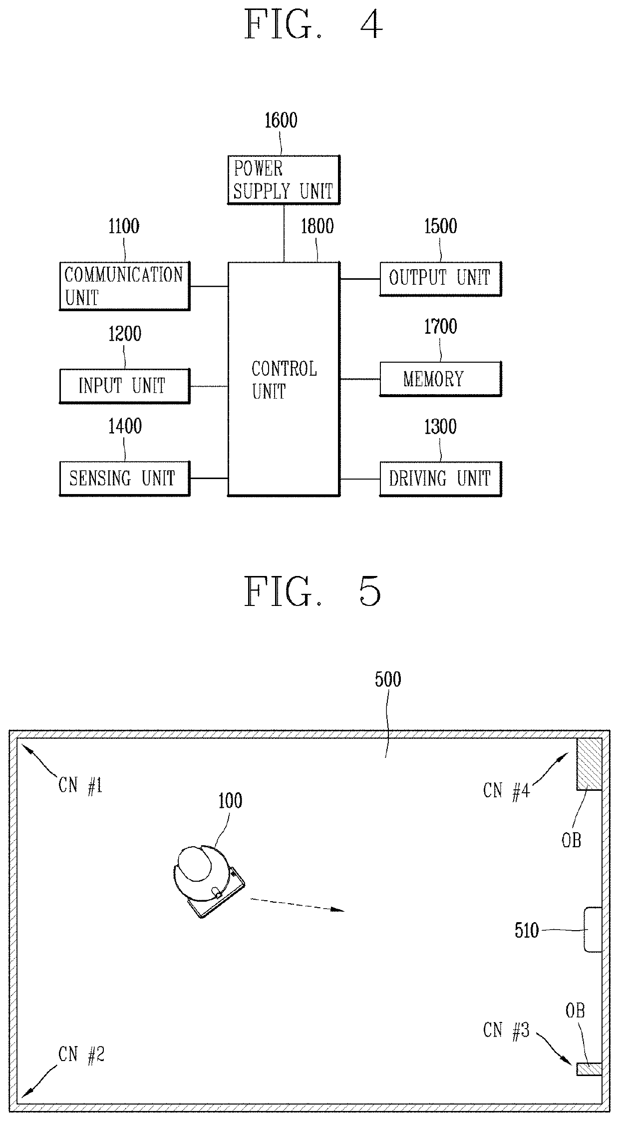 Moving robot and traveling method thereof in corner areas