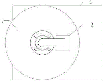 Fixed-position welding device for flange and elbow