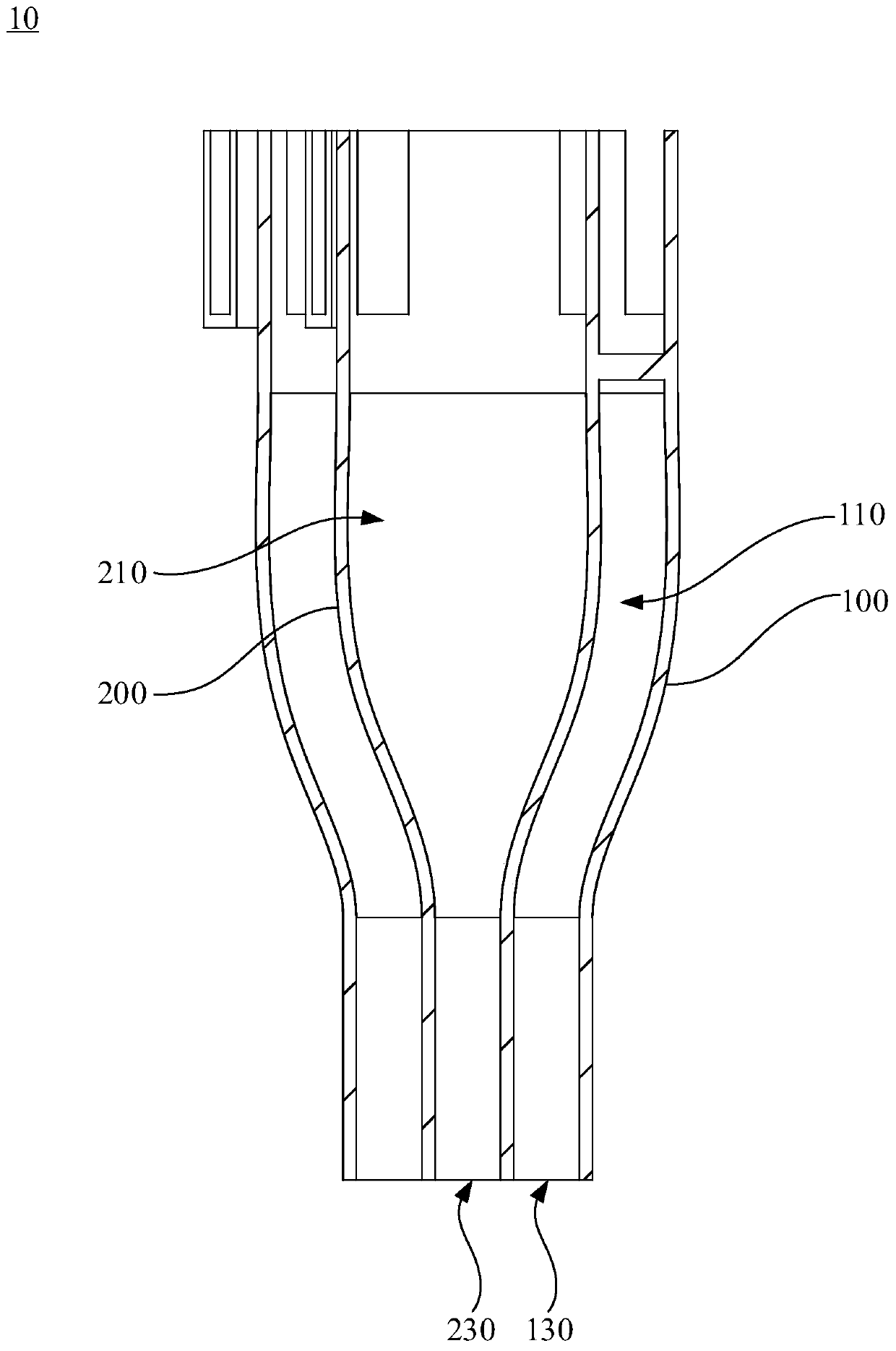 Separator and dust suction device