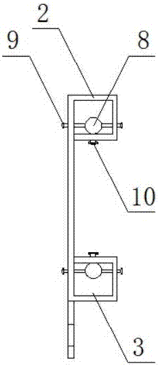 Keel frame connector with higher flexibility