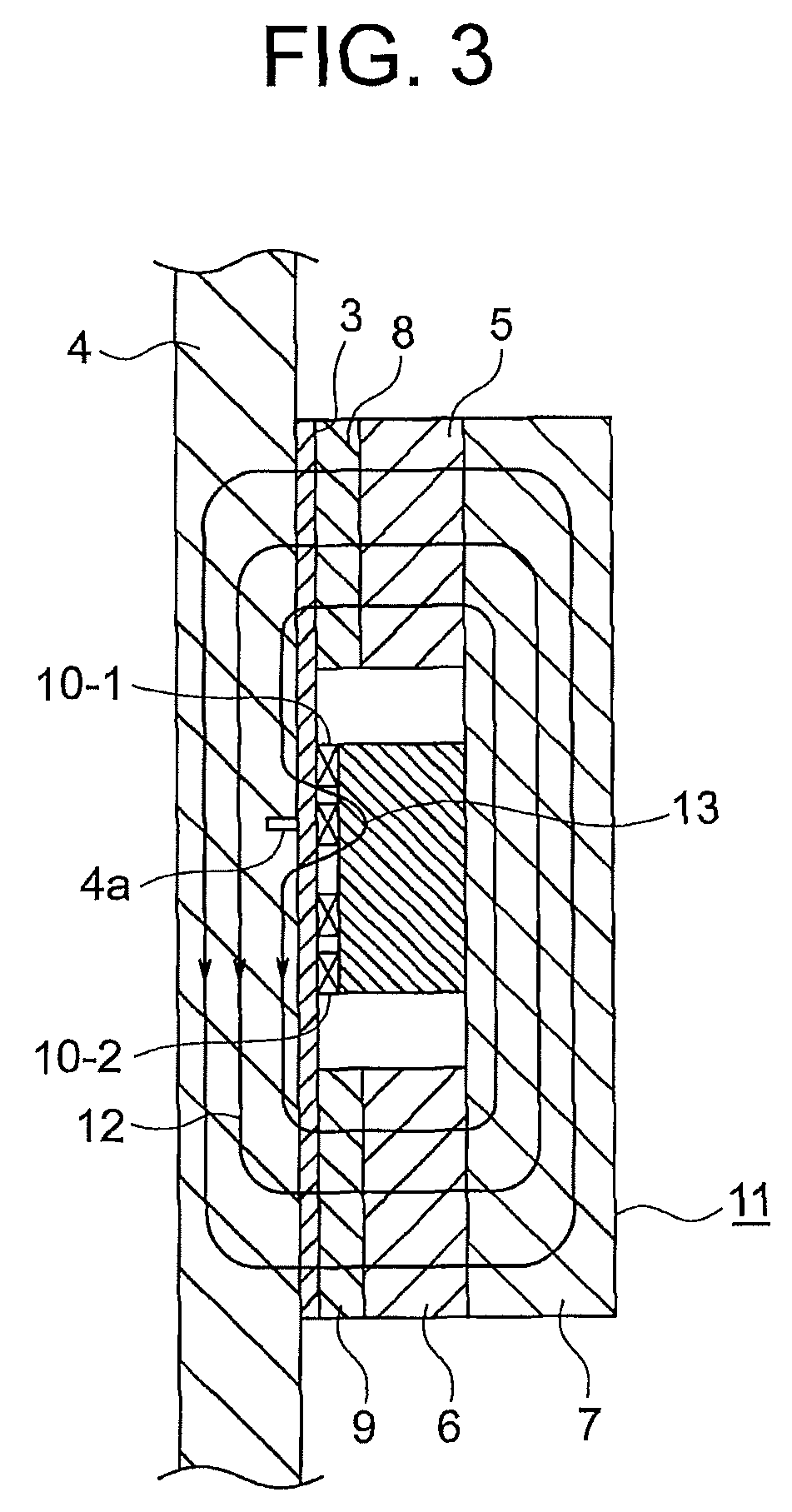 Wire rope flaw detection device