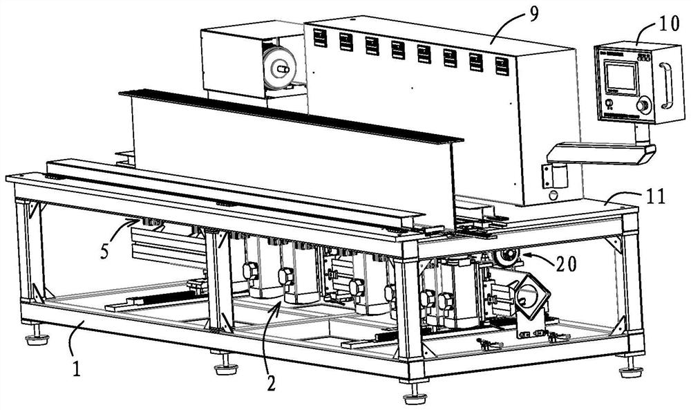 Vertical double-workpiece multi-head slot milling machine