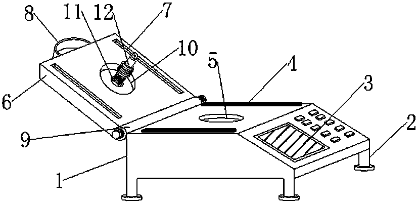 Water purifying device with graphene