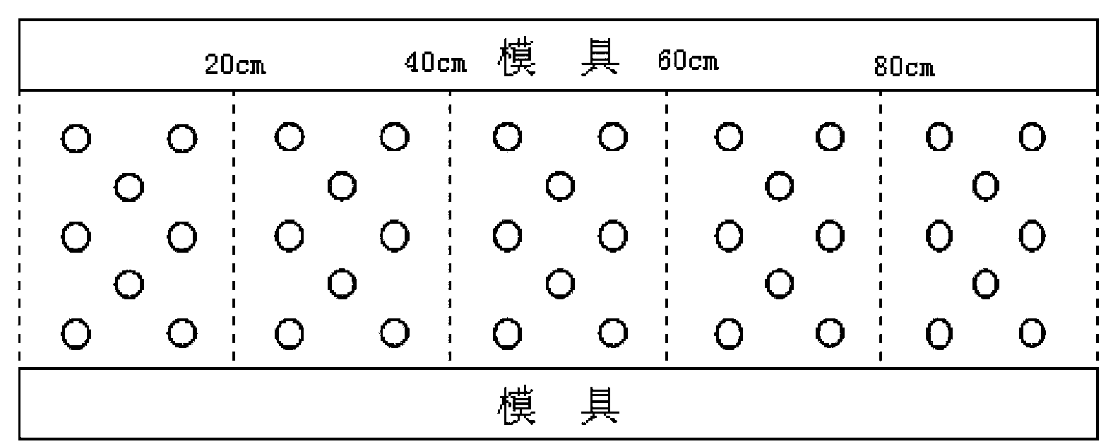 Seeding matrix and unibract fritillary bulb planting method